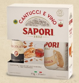CANTUCCINI SAPORI + VIN SANTO GR.550
